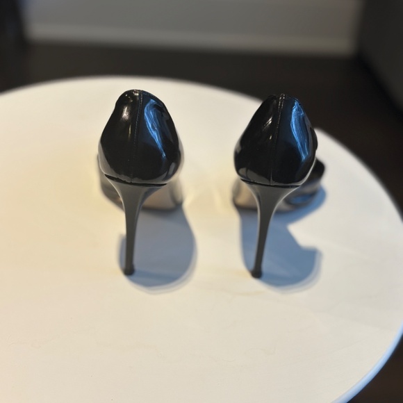 Black patent designer pumps 38 - Picture 4 of 6